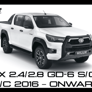 Hilux 2.4/2.8 GD-6 S/C E/C D/C 2016 - Onward (LOUD AND PROUD)