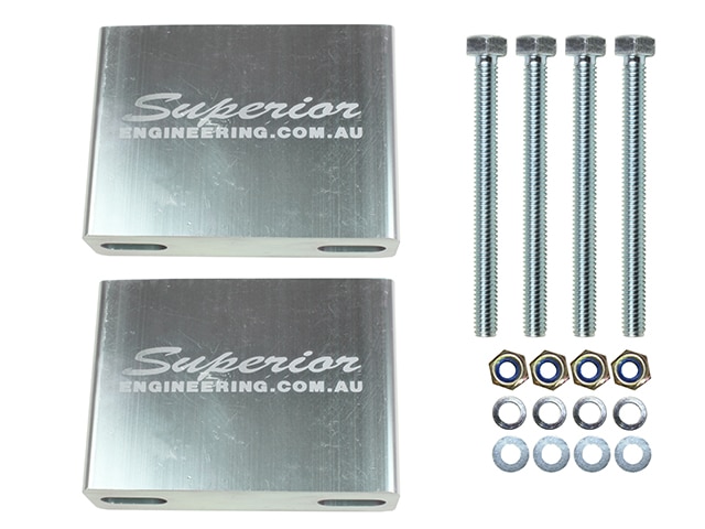 Superior Billet Series 6061-T6 Alloy Sway Bar Extensions Suitable For Toyota LandCruiser 76/78/79/80/105 Series Front 6-7 Inch (150-175mm) Lift - LFSB85-KIT